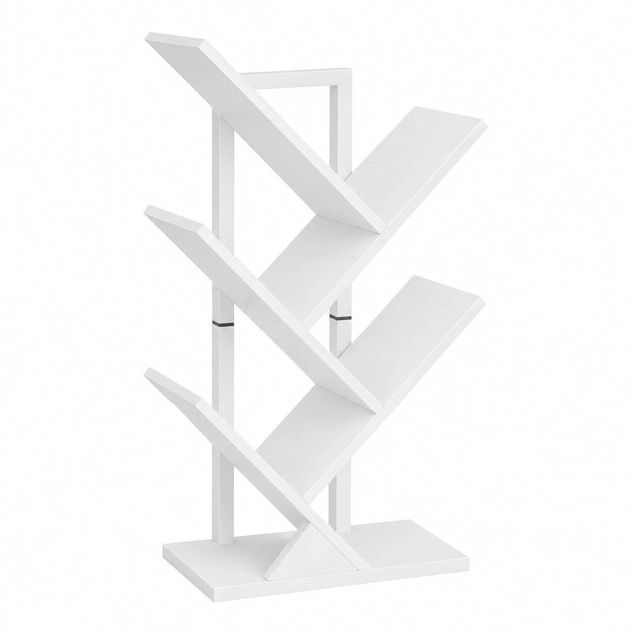 bibliotheque-arbre-4-niveaux-pour-bureau-rangement-livres-et-cd-stable-blanc-irzwop3332eq