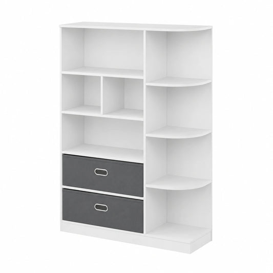 bibliotheque-autoportante-avec-8-etageres-et-2-tiroirs-en-tissu-meuble-de-rangement-moderne-blanc-lzrtoh3369gz